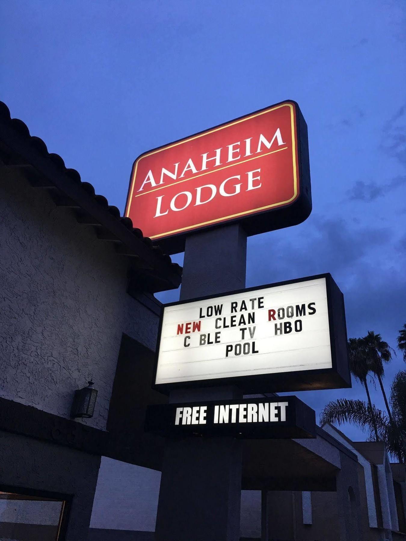 Anaheim Lodge Luaran gambar